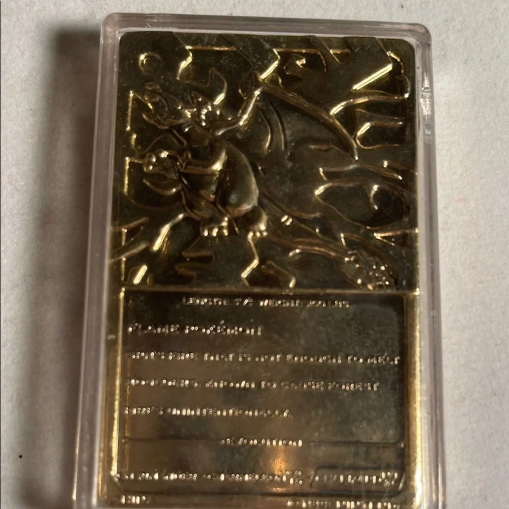 Pokemon Gold Limited Edition Charizard Card
